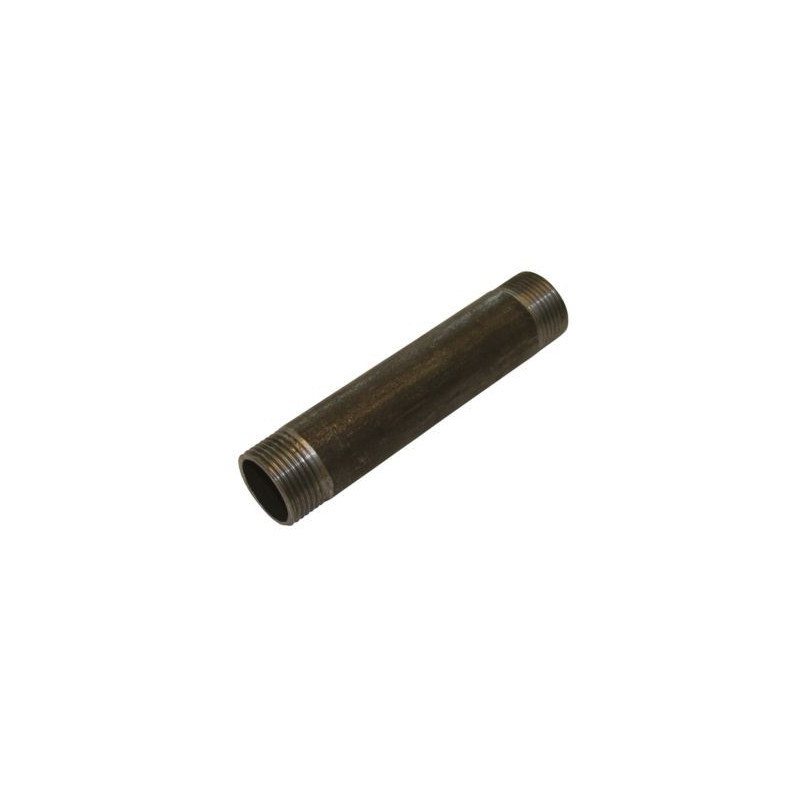 Nippelrør sort 1/4 60 mm