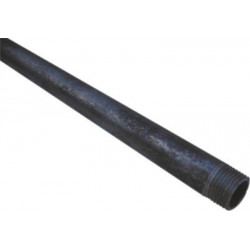 Nippelrør sort 1/2 1000 mm