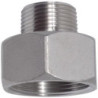 1 x 1/2'' Spidsmuffe m/n