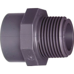 PVC Overgangs muffe-nippel 3-90mm R