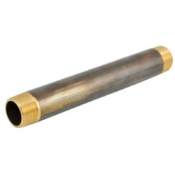 Nippelrør Messing 3/4-60mm