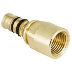 Geberit Mepla Adapter 16mm-1/2 muffe Rødgods