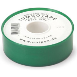 Unipak Jumbo gevind Tape 19mm 100% Teflon til Dampanlæg