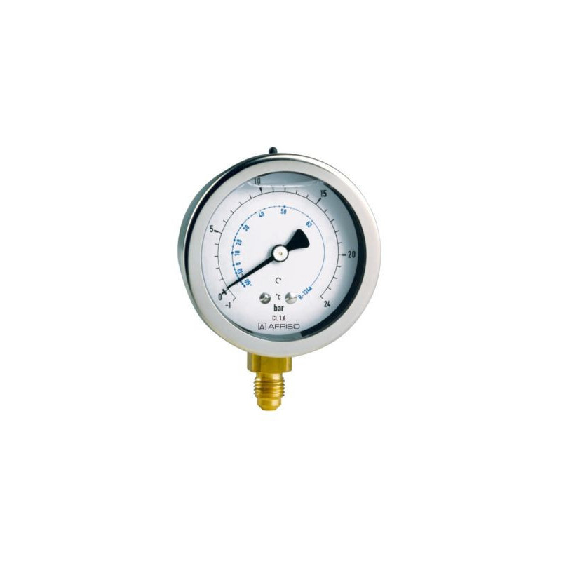 Afriso manometer Ø80 R134a LT