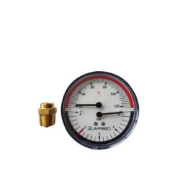 Termo manometer 80mm 4bar 1/2