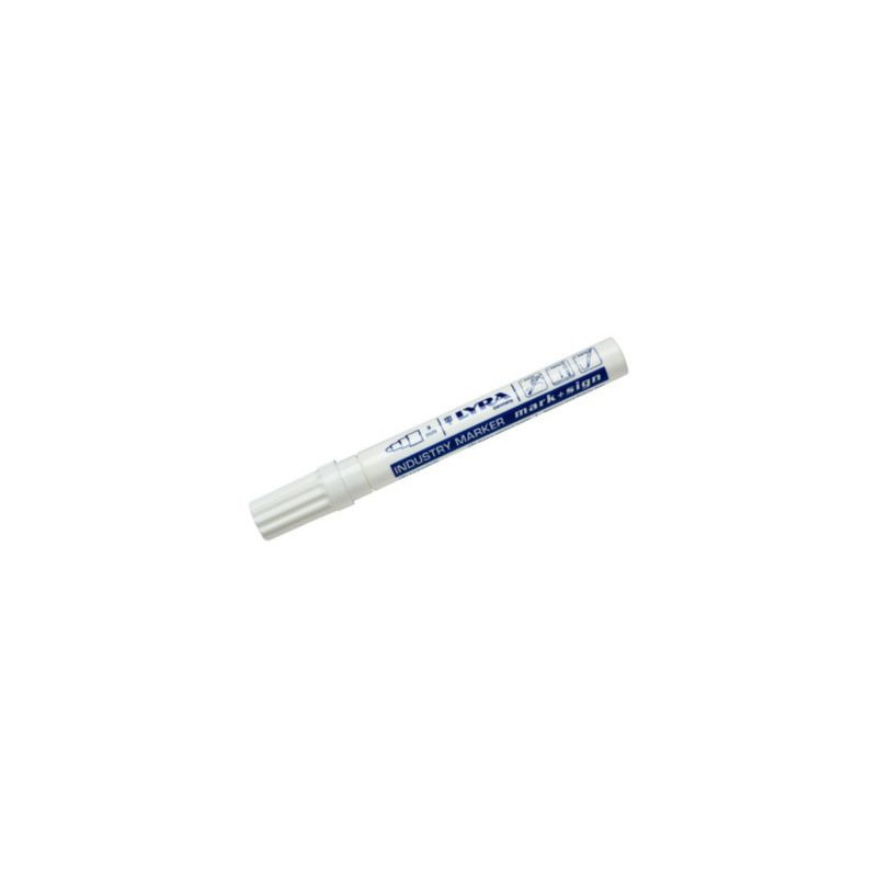 Industri Marker 3mm Hvid