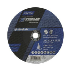 Norton skæreskive 230x2,5x22,23mm A36V-T41 NOR-X-Treme life