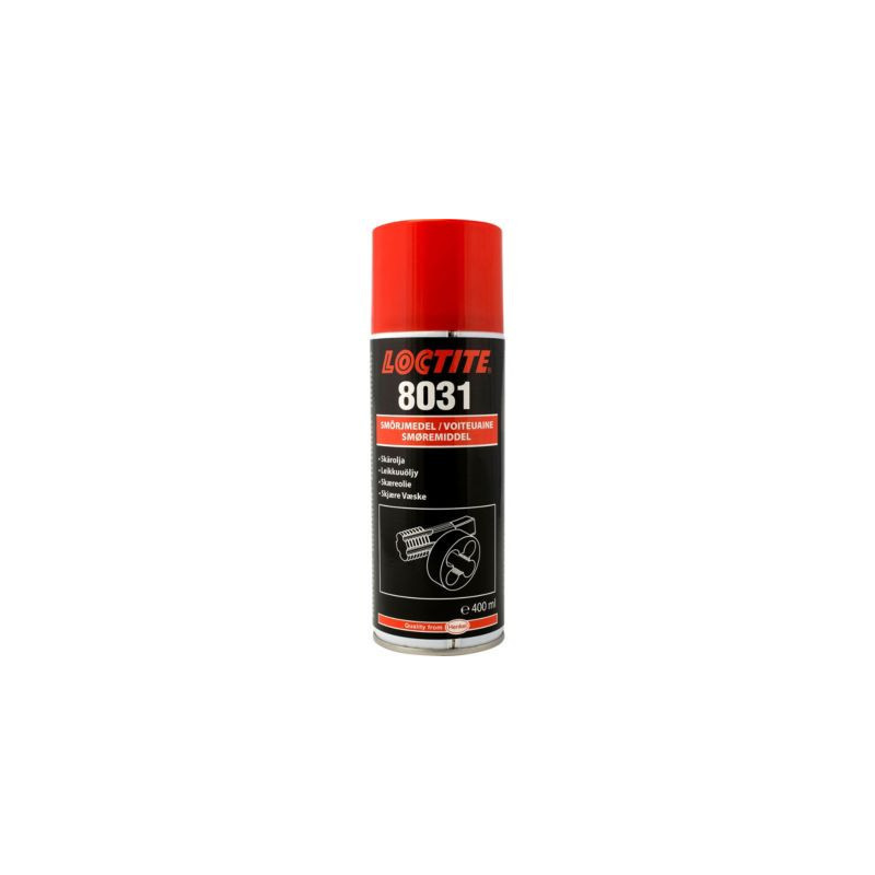 Loctite LB 8031 Smøreolie på spray 400ml, til beskyttelse af skæreværktøj