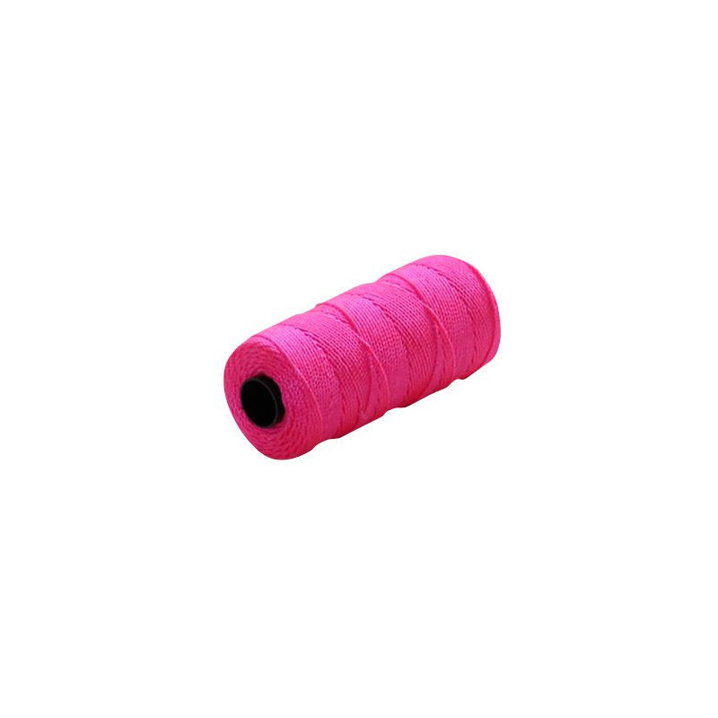 Mursnor nylon 6/6 pink 1,2 mm rulle a 120 meter