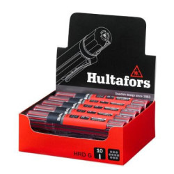 Hultafors Dybhulsmarkør dry refill 10 stifter i holdbart grafit, 650110