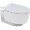 Geberit AquaClean Mera Comfort douchetoilet. Krom/hvid