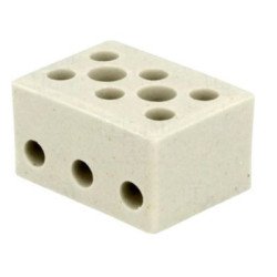 Porcelæn Kronemuffe 2X4 mm2