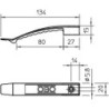 Kabelholder 1X8-3X1,5 Grå 2032