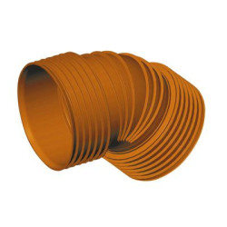 DV bøjning 15gr. DN250