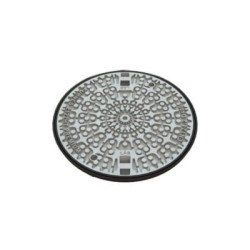 Dæksel 600mm med lås og...