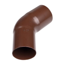 Bøjning 45gr. Brun 75mm