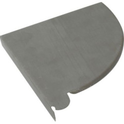 Zink 333mm endebund Højre...