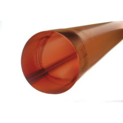 Nedløbsrør 0,7-87mm 2m Kobber