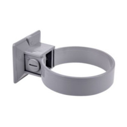 Plastrørholder Grå 75mm