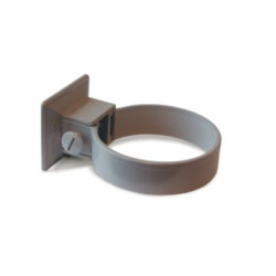 Plastrørholder Grå 90mm