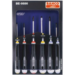 Bahco skruetrækkersæt 6 dele