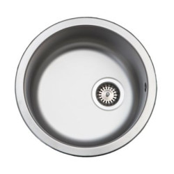 Uni Stålvask Ø38cm med...