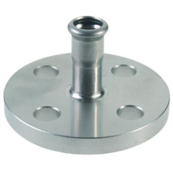 Flange PN10/16 med muffe 76,1