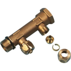 Fordelerrør med Fast muffe...