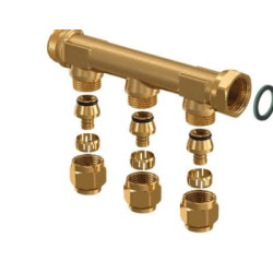 Fordelerrør med Fast muffe...