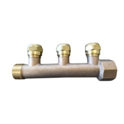 Fordelerrør 3/4 med 3x1/2...