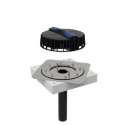 Geberit Pluvia tagbrønd med...